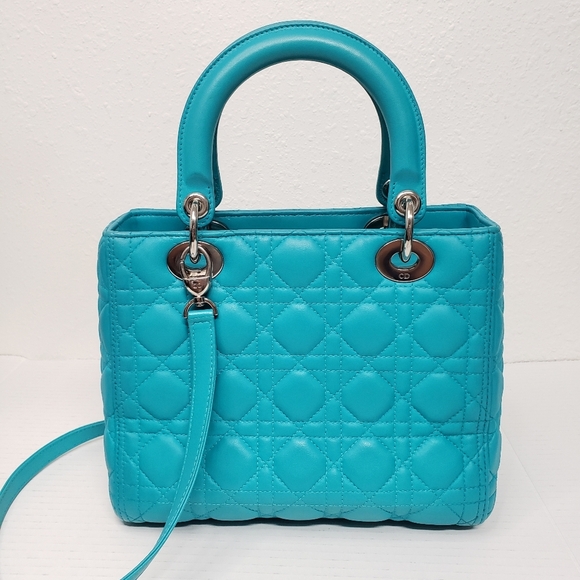 Authentic Christian Lady Dior Pink Quilted Satchel Bag 1400-101025 - Picture 2 of 16